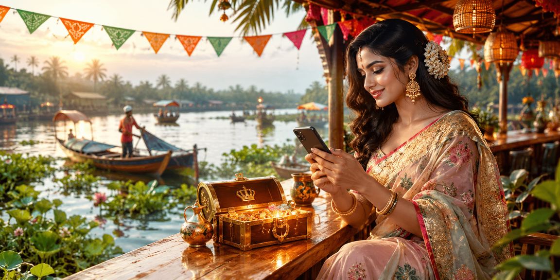বরিশালে শাড়ি পরে ক্রিকেট বেটিং ও ভাউচার অফার ব্যবহার করছেন একজন ব্যবহারকারী