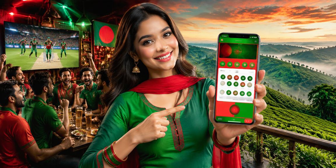 সিলেটে লাল-সবুজ পতাকার সামনে ক্রিকেট বেটিং উপভোগ করছেন একজন a27q ব্যবহারকারী