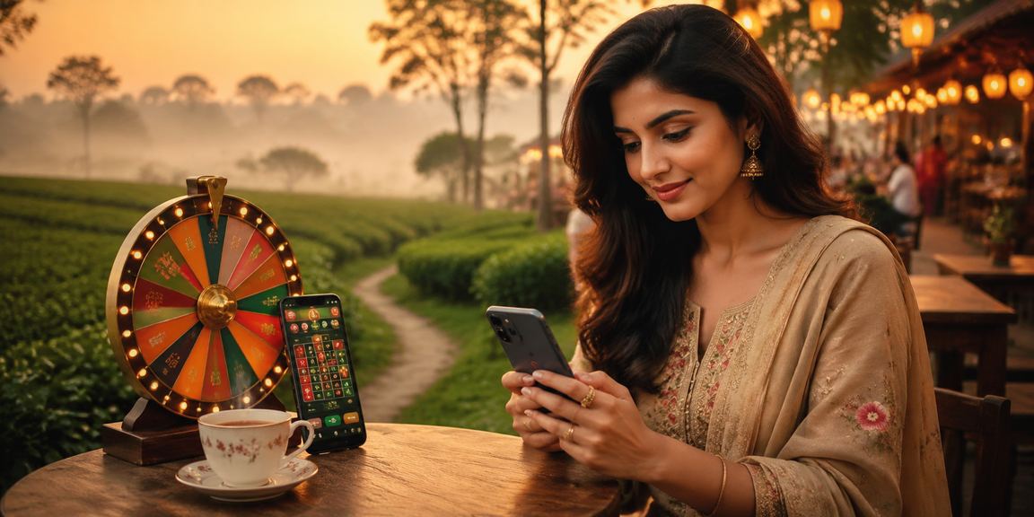 সিলেটের চা বাগানে লাকি ড্রতে অংশ নিচ্ছেন একজন ব্যবহারকারী